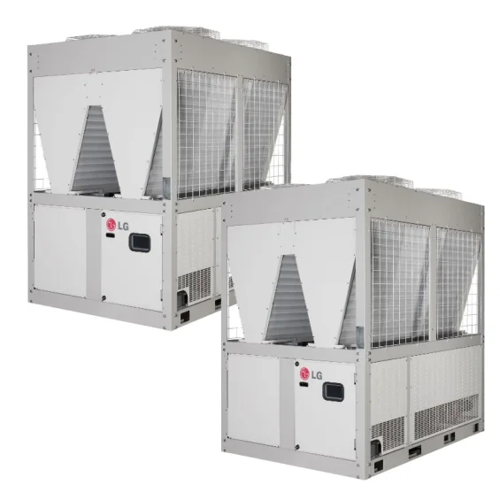 LG 328 KW Isı Pompası Kaskad Paket Büyük Kapasiteli Isıtma ve Soğutma