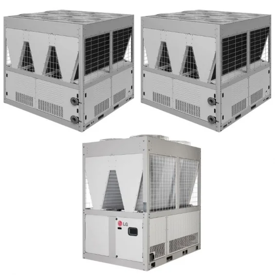 LG 656 KW Isı Pompası Kaskad Paket Büyük Kapasiteli Isıtma ve Soğutma