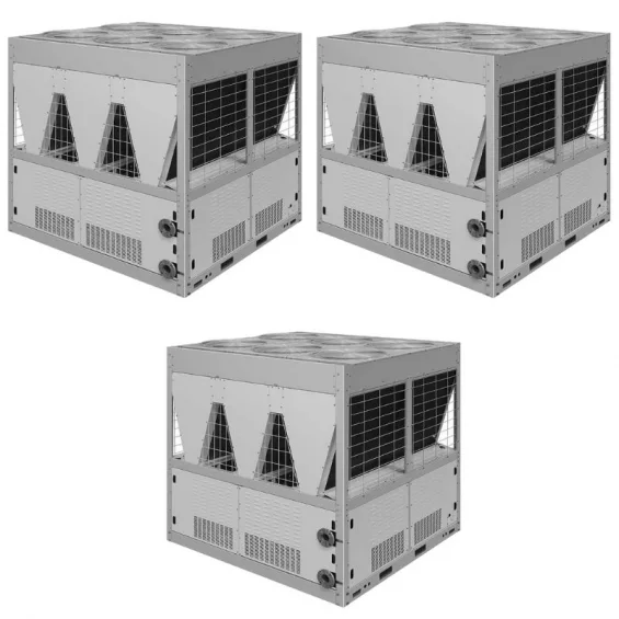 LG 738 KW Isı Pompası Kaskad Paket Büyük Kapasiteli Isıtma ve Soğutma