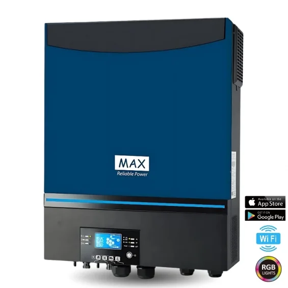 Max 11KW 11000 Watt Tam Sinüs Akıllı İnverter - WİFİ Destekli 48V 150A MPPT Paralellenebilir İnverter