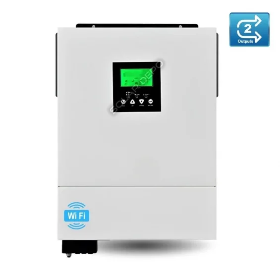 Max VM II 4.2KW 120A Premium Plus Hibrit İnverter - MPPT + Çift AC Çıkışı + Wifi