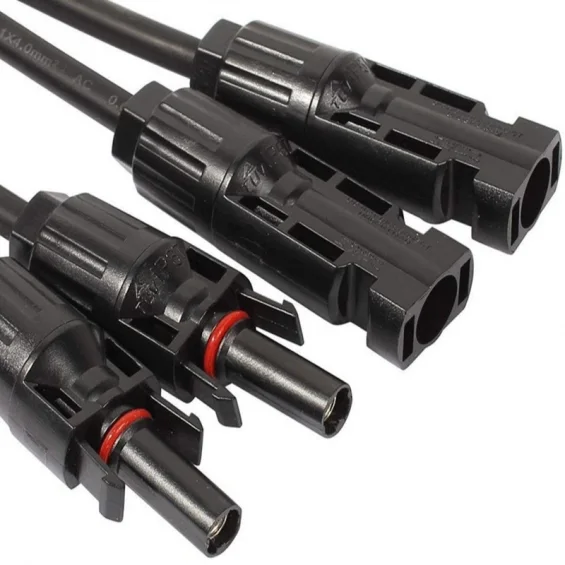 MC4 30cm Kablolu 2li Paralelleme Güneş Paneli Bağlantı Konnektörü