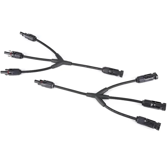 MC4 30cm Kablolu 3lü Y Tipi Paralelleme Güneş Paneli Bağlantı Konnektörü