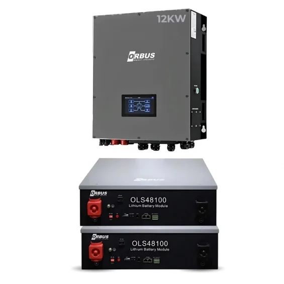 Orbus 12KW Trifaze Hibrit İnverter + 10.24kWh Yedekleme Kesintisiz Güç Kaynağı