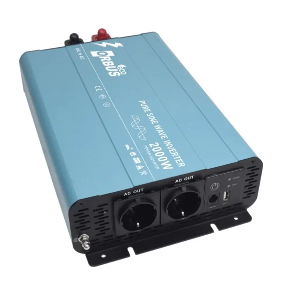 Orbus Eco 12 Volt 2000W Tam Sinüs İnverter - Karavanlara Özel