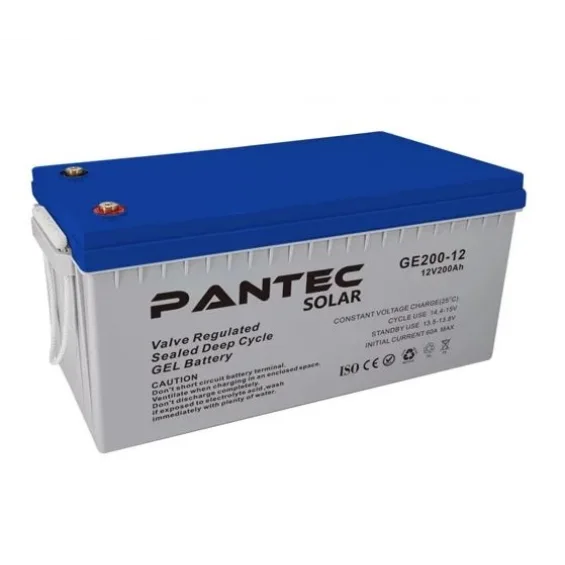 Pantec Solar 12V 200Ah Derin Döngü Jel Akü