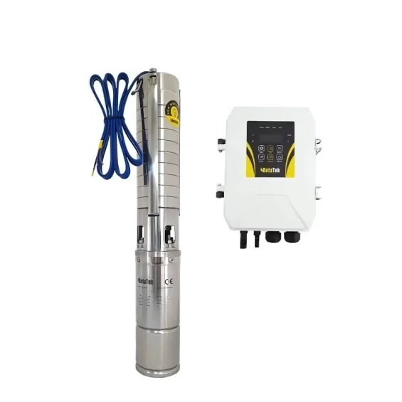 2200 Watt Hegel Solar Dalgıç Pompa - Max.200 Metre - Max.11m³ DC-AC Su Pompası