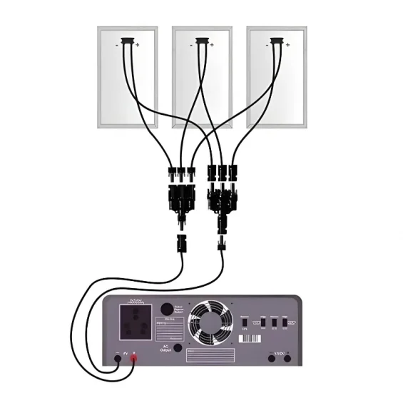 T-Branch 3lü Solar Konnektör - Güneş Paneli Bağlantı Konnektörü