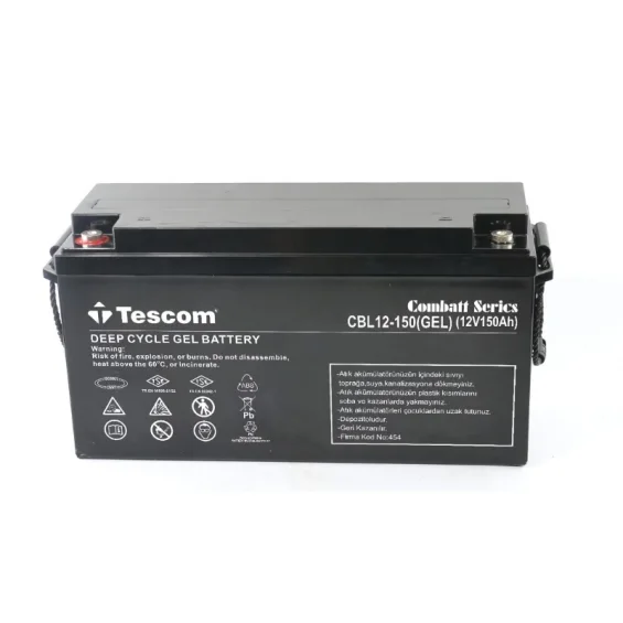 Tescom Combatt 150Ah 12V İthal Derin Döngü Jel Akü