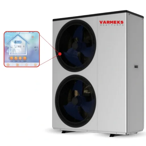 Varmeks 28 KW Trifaze İnverter Monoblok Isı Pompası