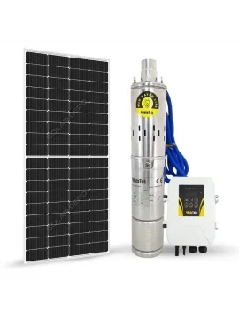 1 adet Güneş Paneli ile Çalışan 24 Volt Sulama Paketi - Max.70 Metre - Max.1.8 Ton Su