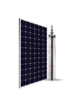 1 Adet Güneş Paneli ile Çalışan GMG 24 Volt Dc Pompalı Sulama Paketi - Max.60 Metre - Max.2 Ton Su