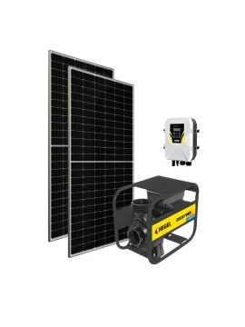 2 adet Güneş Paneli ile Çalışan 48 Volt Salyangoz Yüzey Pompalı Tarımsal Sulama Paketi