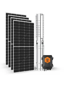 200 Metreye Kadar Basan Uygun Fiyatlı 110V Aküsüz Güneş Panelli Dalgıç Pompa
