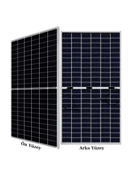 Gazioğlu Solar 375 Watt A+ Half Cut Bifacial Güneş Paneli - Monokristal Solar Panel