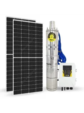 2 Adet Güneş Paneli ile Çalışan Hegel 48 Volt Dc Pompalı Sulama Paketi - Max.70 Metre - Max.4 Ton Su