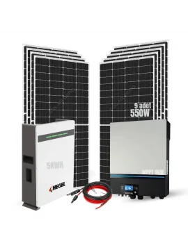 Klima Çalıştıran Hibrit Solar Paket - Klima için Güneş Paneli Seti