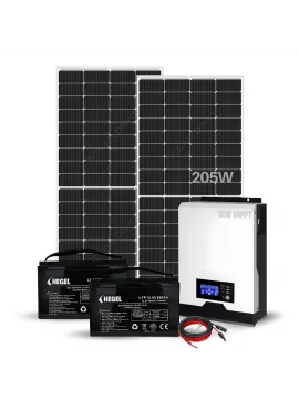 Küçük Bağ Evleri İçin Güneş Enerjisi Paketi - Mini Buzdolabı ve Aydınlatma İçin İdeal