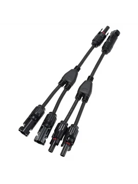 MC4 30cm Kablolu 2li Paralelleme Güneş Paneli Bağlantı Konnektörü