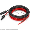 4mm 5m Kırmızı + 5m Siyah Solar Kablo ve Konnektör Set