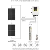 2 Adet Güneş Paneli ile Çalışan Hegel 48 Volt Dc Pompalı Sulama Paketi - Max.70 Metre - Max.4 Ton Su