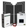 Lityum Akülü Solar Paket - Buzdolabı + TV + Çamaşır Makinesi Çalıştıran Güneş Enerjisi Paketi