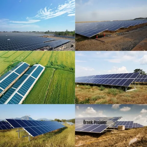 2.2KW 3HP Monofaze 220V Güneş Paneli ile Dalgıç Pompa Sistemi