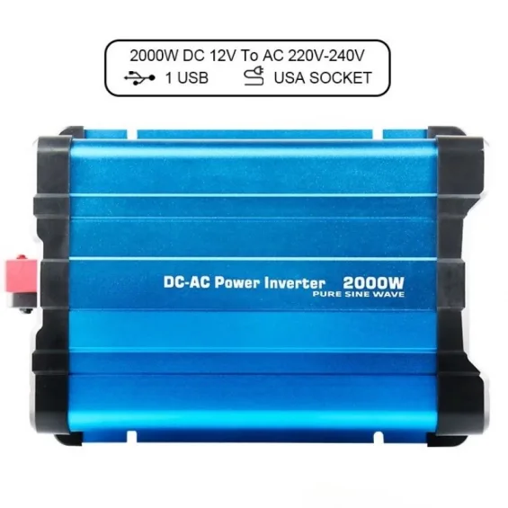 Max 2KW 2000 Watt 12 Volt Tam Sinüs İnverter