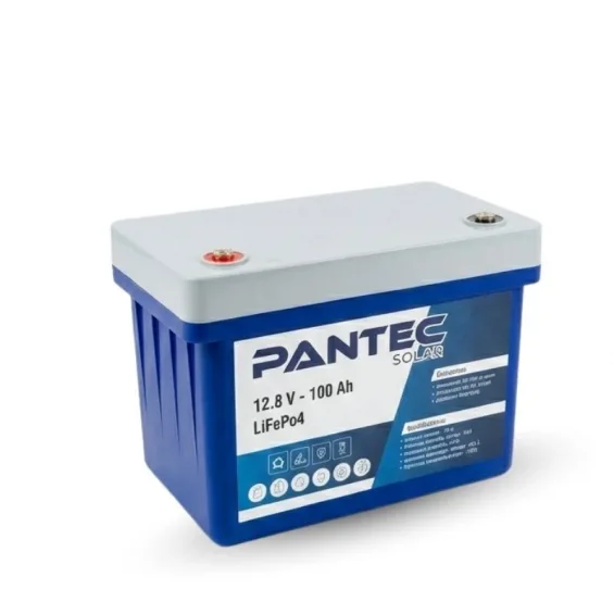 Pantec Lityum Akü 12.8V 100Ah LiFePo4 Batarya Akü