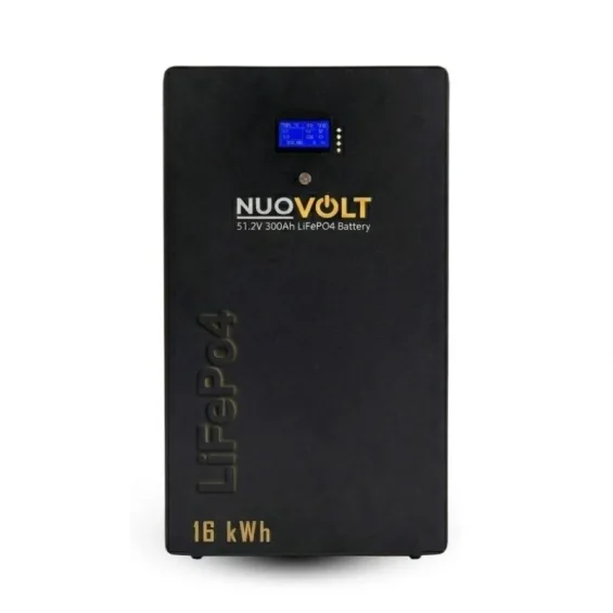 NuoVolt 51.2V 300Ah Lityum Akü - LiFePo4 Batarya Akü
