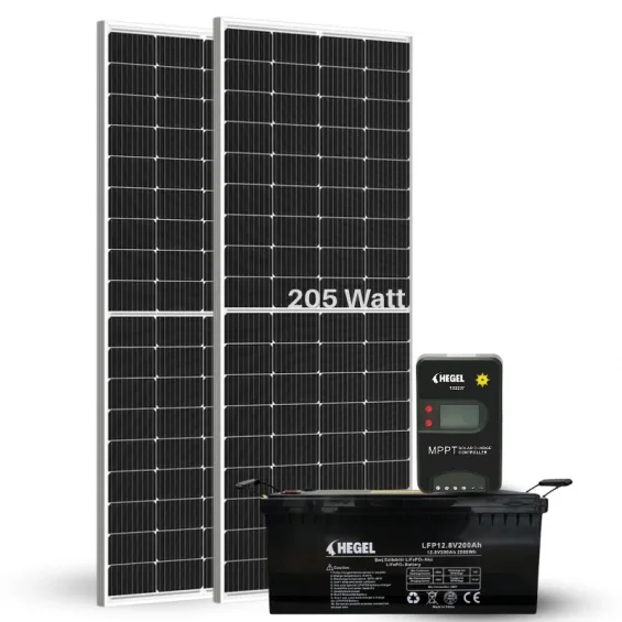 Çift Panelli Lityum Akülü Karavan DC Solar Paket - 12 Volt Buzdolabı + Hidrafor + TV Çalıştırın