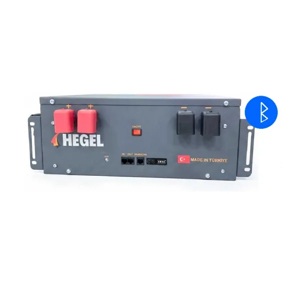 Hegeli 51.2V 100Ah LiFePO4 Lityum Akü | WiFi + Bluetooth