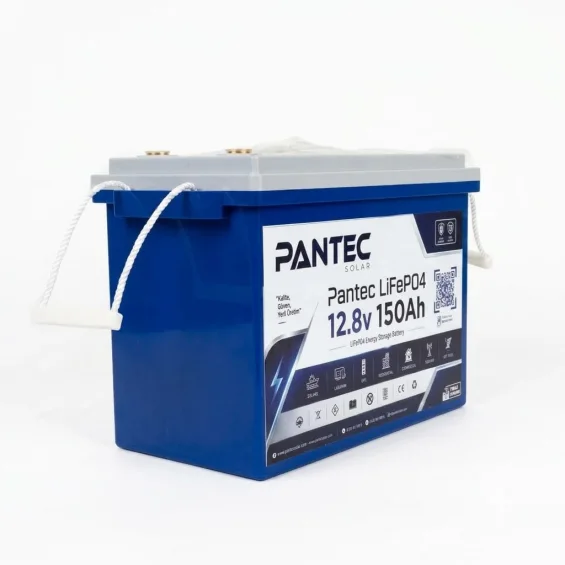 Pantec Lityum Akü 12.8V 150Ah LiFePo4 Batarya Akü