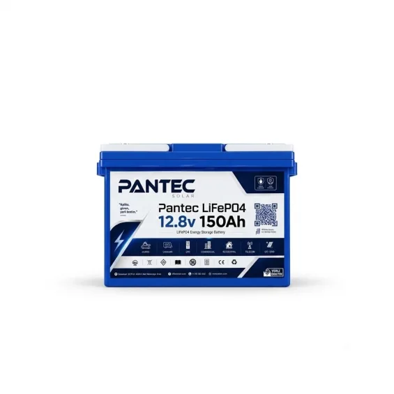 Pantec Lityum Akü 12.8V 150Ah LiFePo4 Batarya Akü