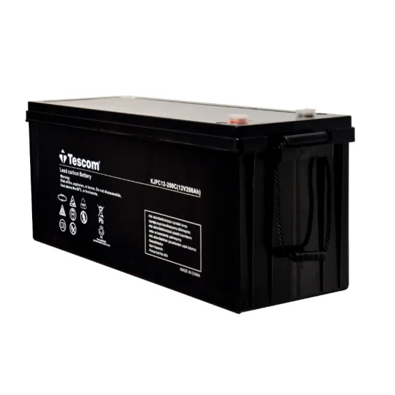 Tescom 200Ah 12V İthal Kurşun Karbon Akü