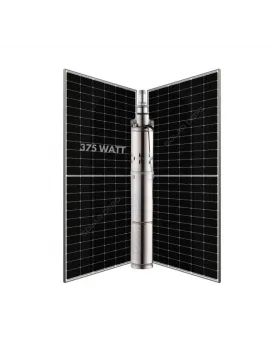 2 adet Güneş Paneli ile Çalışan 24 Volt Sulama Paketi - Max.60 Metre - Max.2m³ Su