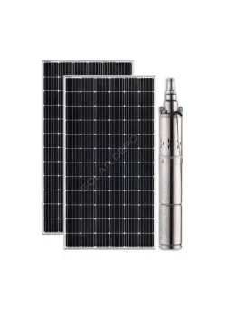2 adet Güneş Paneli ile Çalışan 60 Volt Sulama Paketi - Max.110 Metre - Max.2m³ Su