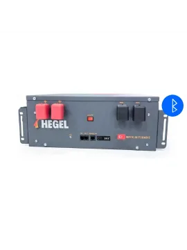 Hegeli 51.2V 100Ah LiFePO4 Lityum Akü | WiFi + Bluetooth