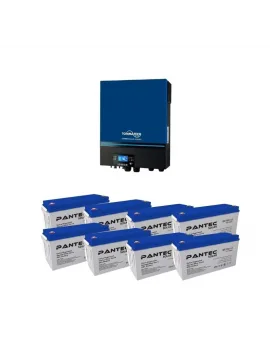 Solar Paket 7.2KWÇıkış + 8 adet Pantec 150Ah Jel akü