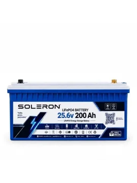 Soleron Lityum Akü 25.6V 200Ah LiFePO4 Batarya Akü