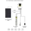 Hegel 24 Volt DC Solar Dalgıç Pompa - Max.70 Metre - Max.1.8 Ton Su