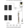 Hegel 110 Volt DC Solar Dalgıç Pompa - Max.110 Metre - Max.7.5 Ton Su