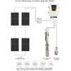 Hegel 96 Volt DC Solar Dalgıç Pompa - Max.90 Metre - Max.7.5 Ton Su