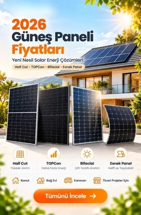 Güneş Paneli Modelleri