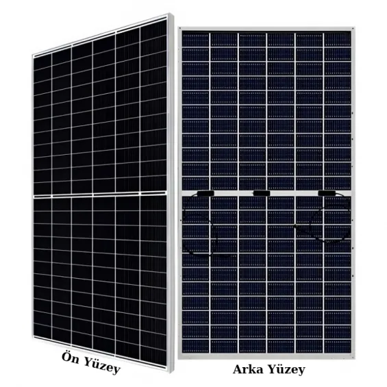 GSE 375 Watt A+ Half Cut Bifacial Güneş Paneli - Monokristal Solar Panel