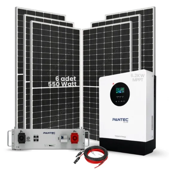 Minimalist Yaşam Alanı için Buzdolabı + TV + Aydınlatma Lityum Akülü Solar Paket