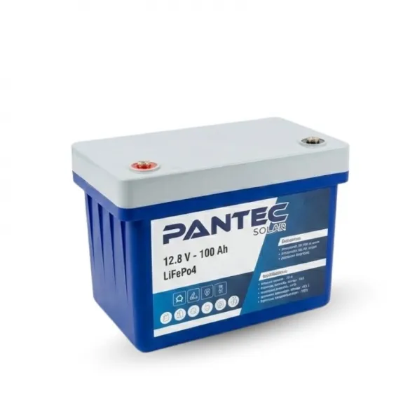 Pantec Lityum Akü 12.8V 100Ah LiFePo4 Batarya Akü