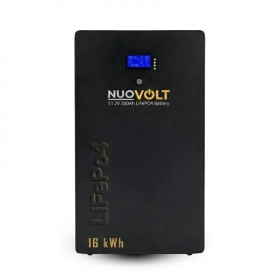 NuoVolt 51.2V 300Ah Lityum Akü - LiFePo4 Batarya Akü