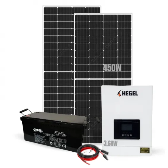 Lityum Akülü Buzdolabı + Tv + Aydınlatma Çalıştıran Güneş Enerjisi Paketi - Günlük 5.4KW - 10.9KW Üretim