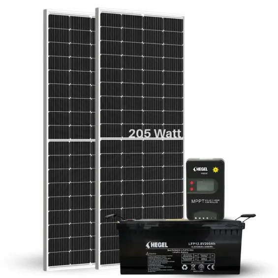 Çift Panelli Lityum Akülü Karavan DC Solar Paket - 12 Volt Buzdolabı + Hidrafor + TV Çalıştırın